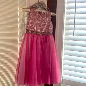 Beautiful pink girls dress